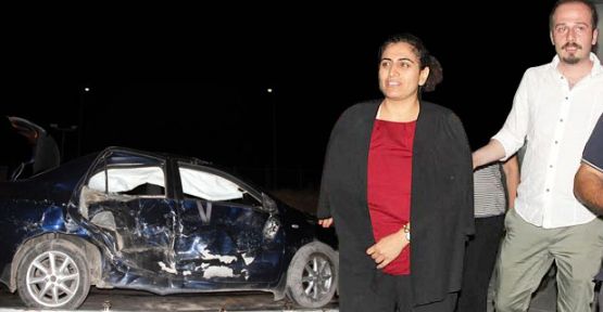 HDK Eş Sözcüsü Tuncel kaza geçirdi