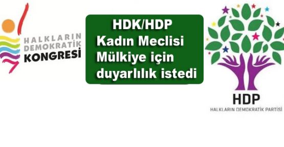 HDK/HDP Kadın Meclisi Mülkiye için duyarlılık istedi