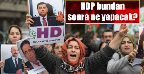 HDP bundan sonra ne yapacak?
