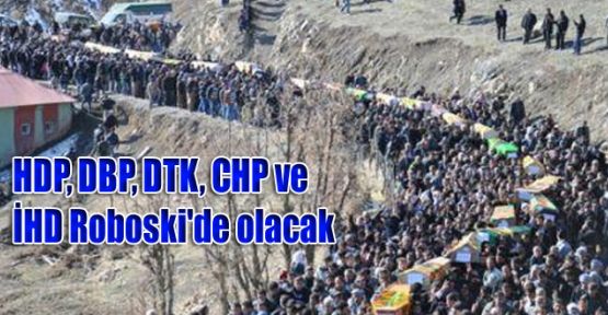 HDP, DBP, DTK, CHP ve İHD Roboski'de olacak
