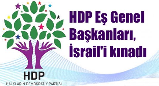 HDP Eş Genel Başkanları, İsrail'i kınadı