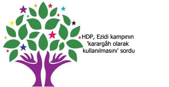 HDP, Ezidi kampının 'karargâh olarak kullanılmasını' sordu