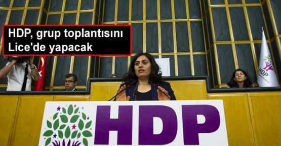 HDP, grup toplantısını Lice'de yapacak