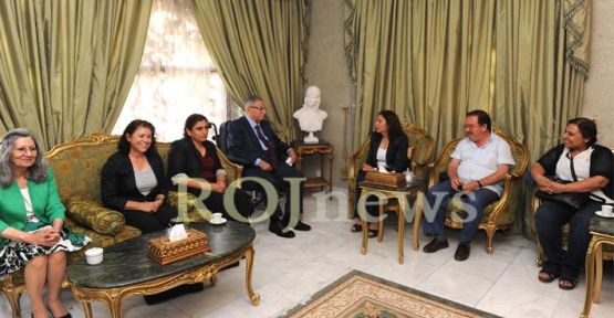 HDP heyeti Celal Talabani'yi ziyaret etti