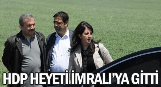 HDP heyeti İmralı'ya gitti