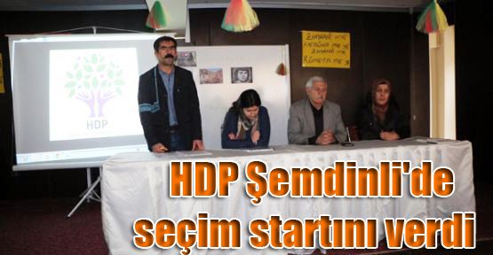 HDP Şemdinli'de seçim startını verdi