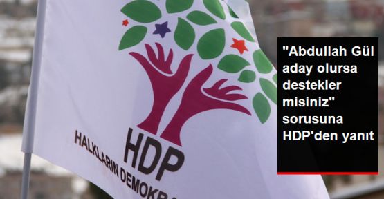 HDP'nin Cumhurbaşkanı adayı belli oldu