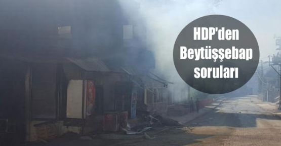 HDP'den Beytüşşebap soruları
