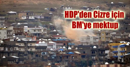 HDP'den Cizre için BM'ye mektup