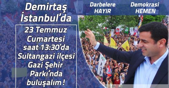 HDP’den 'Darbelere Hayır Demokrasi Hemen' buluşması