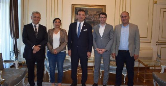 HDP'den İmamoğlu'na tebrik ziyareti