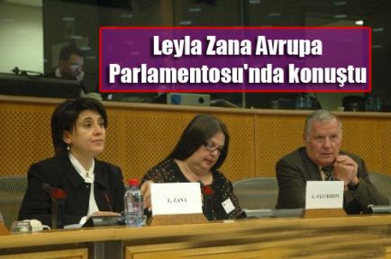 HDP'li Leyla Zana Avrupa Parlamentosu'nda konuştu