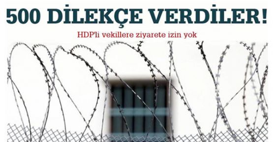 HDP'li vekillere ziyarete izin yok