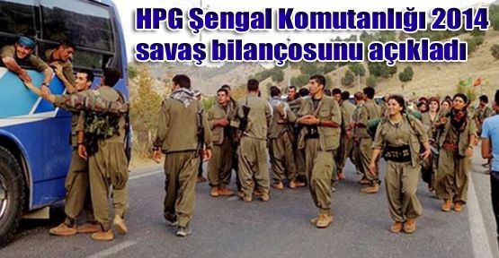 HPG Şengal Komutanlığı 2014 savaş bilançosunu açıkladı