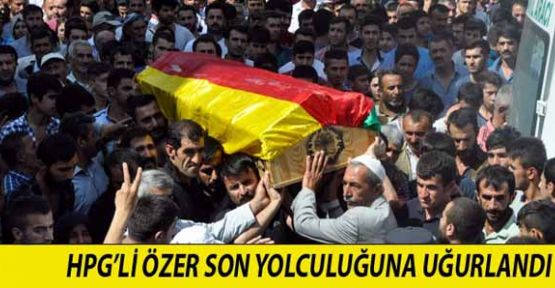 HPG'li Özer Gever'de son yolculuğuna uğurlandı