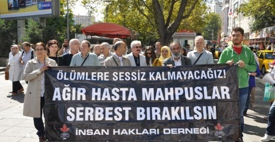 İHD: Hasta mahpuslar serbest bırakılsın