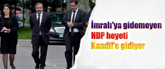 İmralı'ya gidemeyen HDP heyeti Kandil'e gidiyor