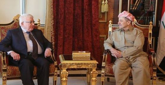 Irak Cumhurbaşkanı, Barzani ile görüştü