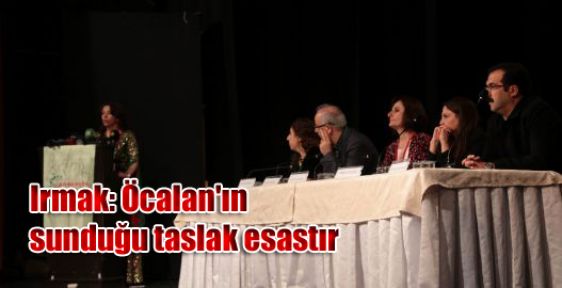 Irmak: Öcalan'ın sunduğu taslak esastır