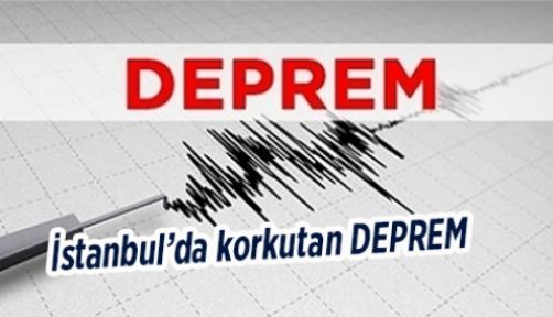 İstanbul Şile'de 4 büyüklüğünde deprem