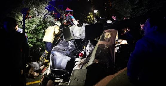 İstanbul'da askeri helikopter düştü