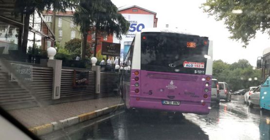 İstanbul'da bir belediye otobüsü kazası daha