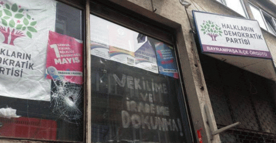 İstanbul'da HDP binasına saldırı