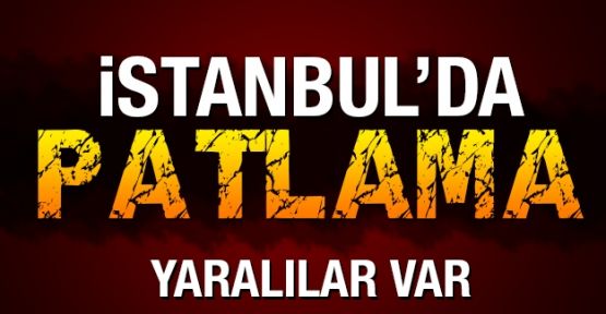 İstanbul'da patlama: 1'i ağır 5 yaralı