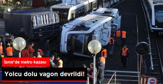 İzmir'de metro kazası