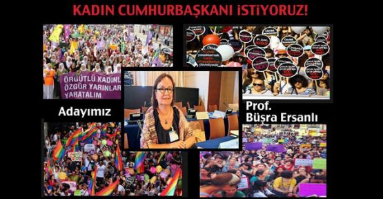 Kadın Cumhurbaşkanı İstiyoruz Platformu’nun adayı Büşra Ersanlı
