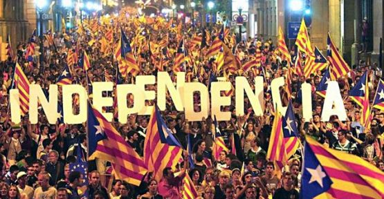 Katalanlar 'bağımsızlık' dedi