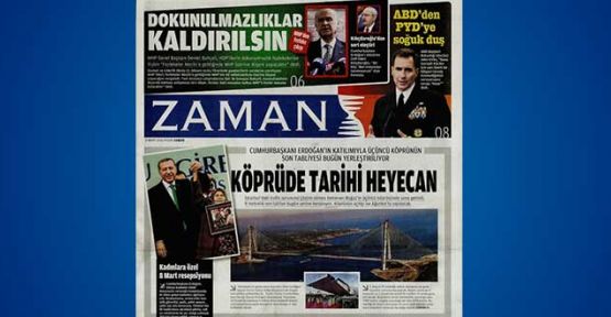Kayyum yönetimindeki Zaman'ın ilk sayısı