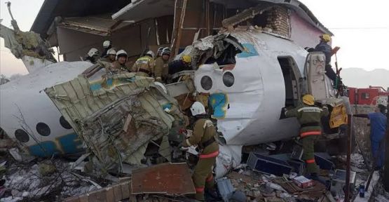 Kazakistan'da Yolcu Uçağı Düştü: 14 Ölü, 35 Yaralı 