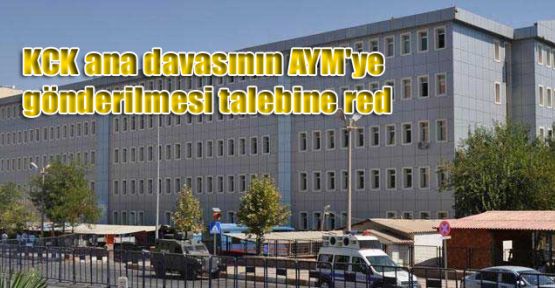 KCK ana davasının AYM'ye gönderilmesi talebine red