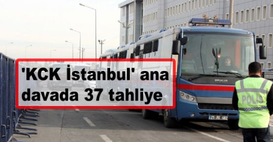 'KCK İstanbul' ana davada 37 tahliye