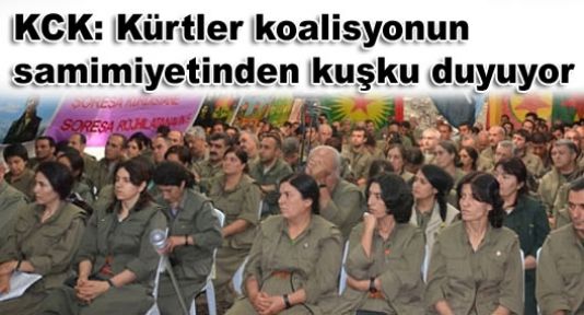 KCK: Kürtler koalisyonun samimiyetinden kuşku duyuyor