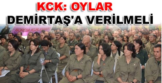 KCK: Oylar Demirtaş'a verilmeli