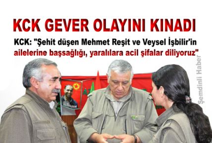 KCK'den Yüksekova olayı açıklaması