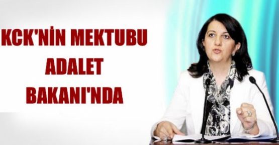 KCK'nin mektubu Adalet Bakanı'nda