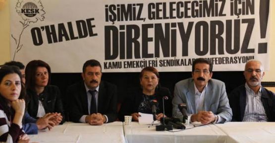 KESK'ten ihraçlara karşı Türkiye çapında eylem kararı