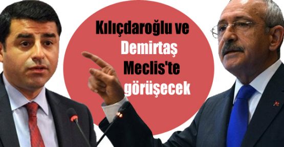 Kılıçdaroğlu ve Demirtaş yarın Meclis'te görüşecek