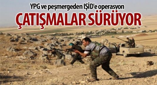Kobanê’de YPG ve peşmergeden koordineli saldırı