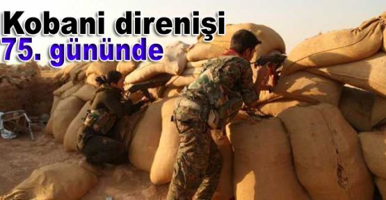 Kobani direnişi 75. gününde