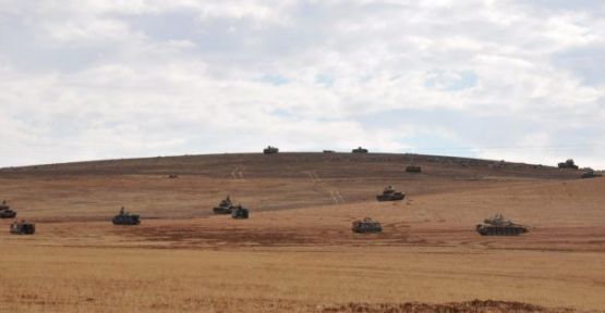 Kobani-Suruç sınırına TSK 40 tank yerleştirildi