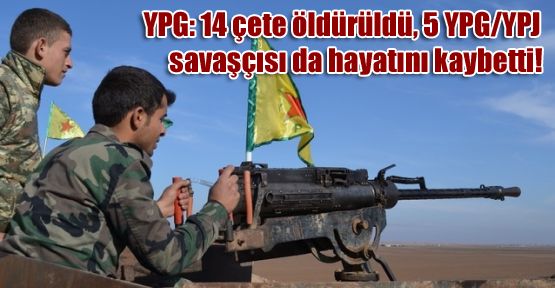 Kobani'de çatışma: 5 YPG/YPJ savaşçısı hayatını kaybetti!