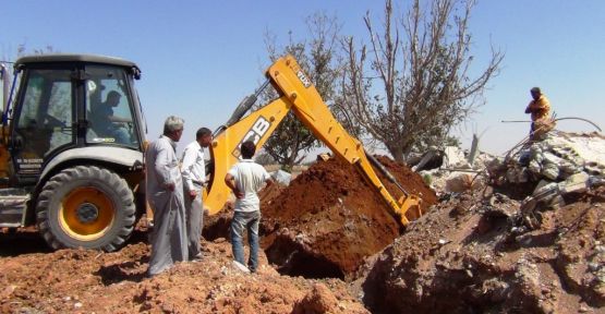 Kobani'de  inşa çalışmaları devam ediyor