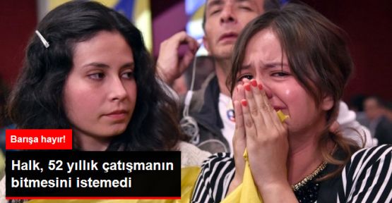 Kolombiya'da barış anlaşması referandumda reddedildi