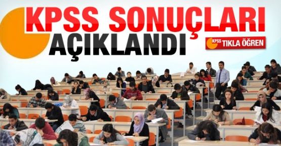 KPSS sonuçları açıklandı