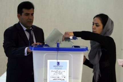 Kürdistan'da oy kullanma işlemi sorunlu başladı