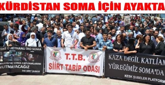 Kürdistan Soma için ayakta